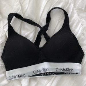 Calvin Klein Black Sports Bra